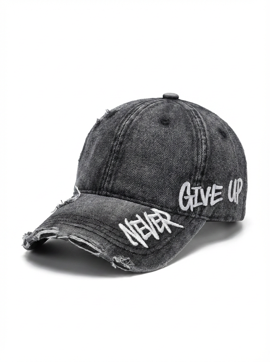 Never give up cap
