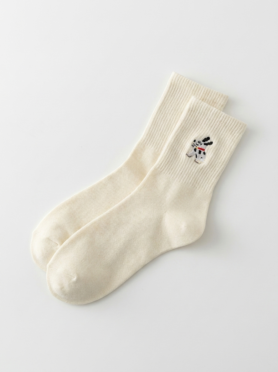 Autumn cute dog socks